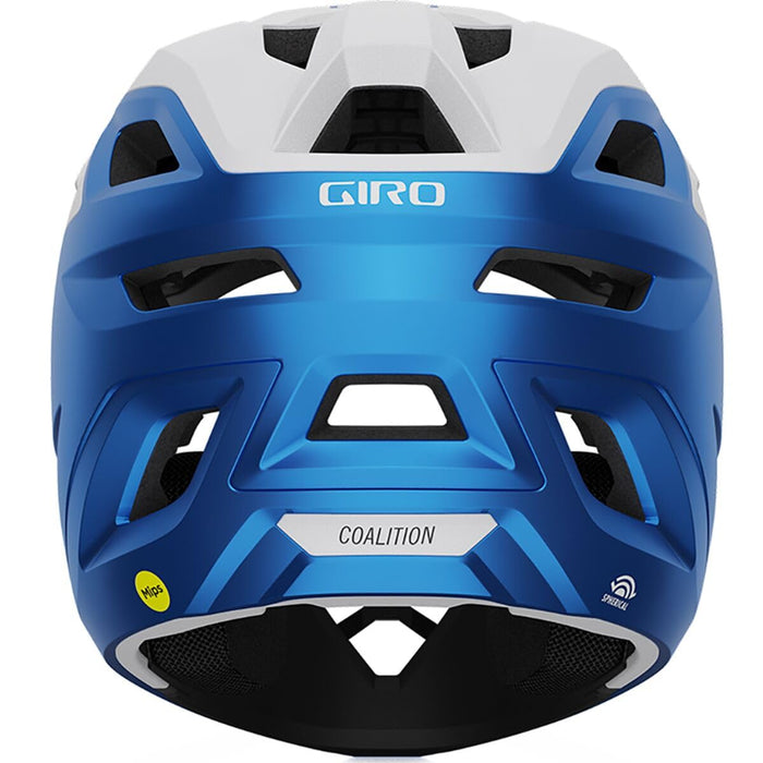 Giro Coalition Spherical Matte White/Ano Blue Large