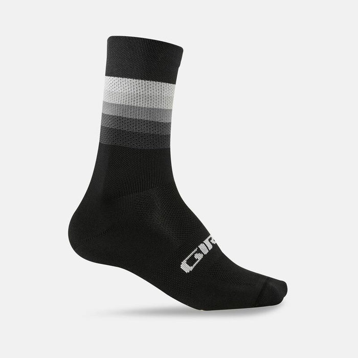 Giro Comp Racer High Rise Sock Bicycle Socks Black Heatwave Medium