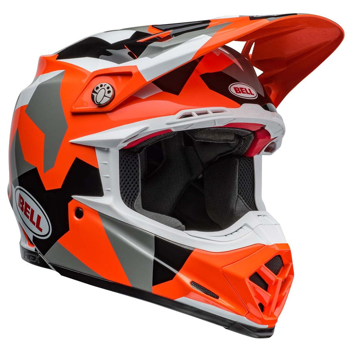 Bell Moto Ps Moto-9S Flex Gloss Rover Orange Camo X-Large