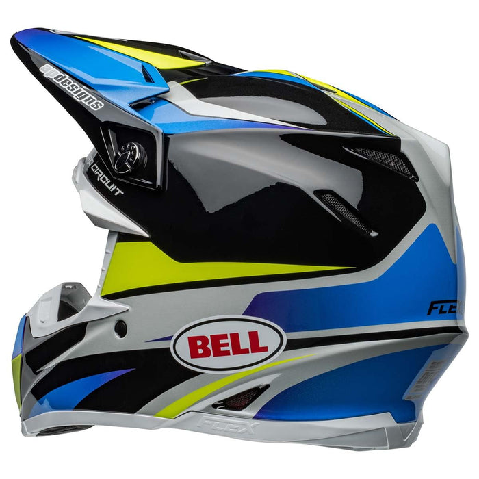 Bell Moto Moto-9S Flex Gloss Pro Circuit 24 Black/Blue Large