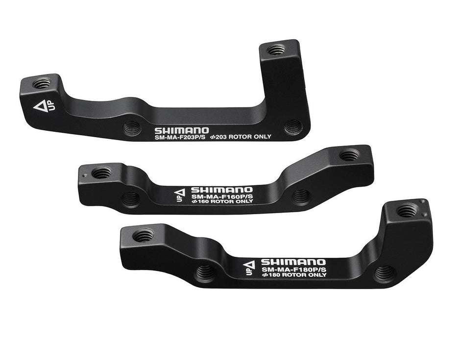 SHIMANO MOUNT ADAPTER FOR DISC BRAKE CALIPER, SM-MA-R180P/S, I.S. to Post Mount, 180mm, Rear