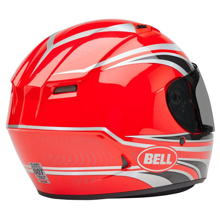 Bell Moto Qualifier Charcoal/Candy Red Conduit Medium