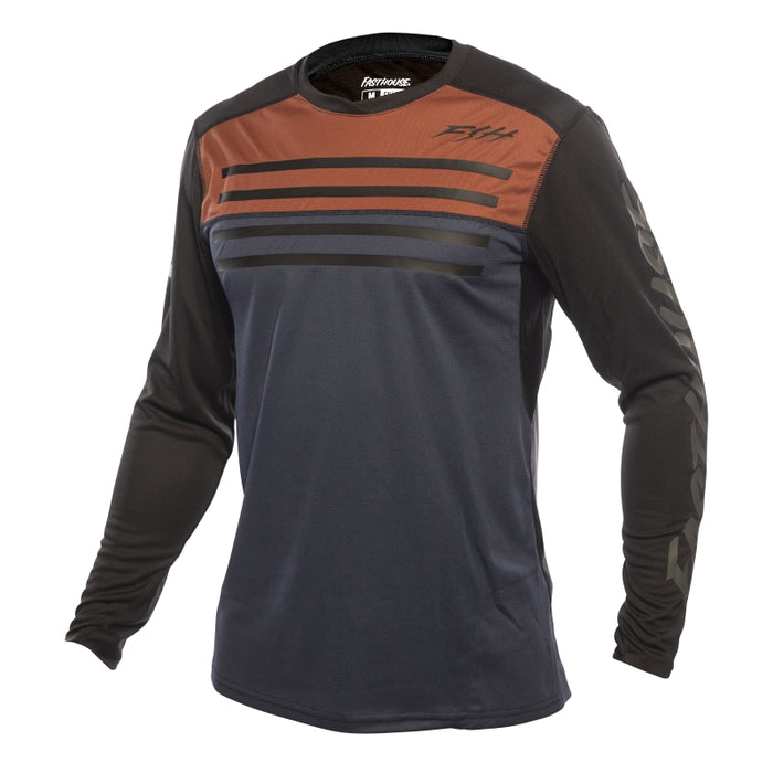 Fasthouse Alloy Sidewinder LS Jersey Rust/Midnight Navy Medium