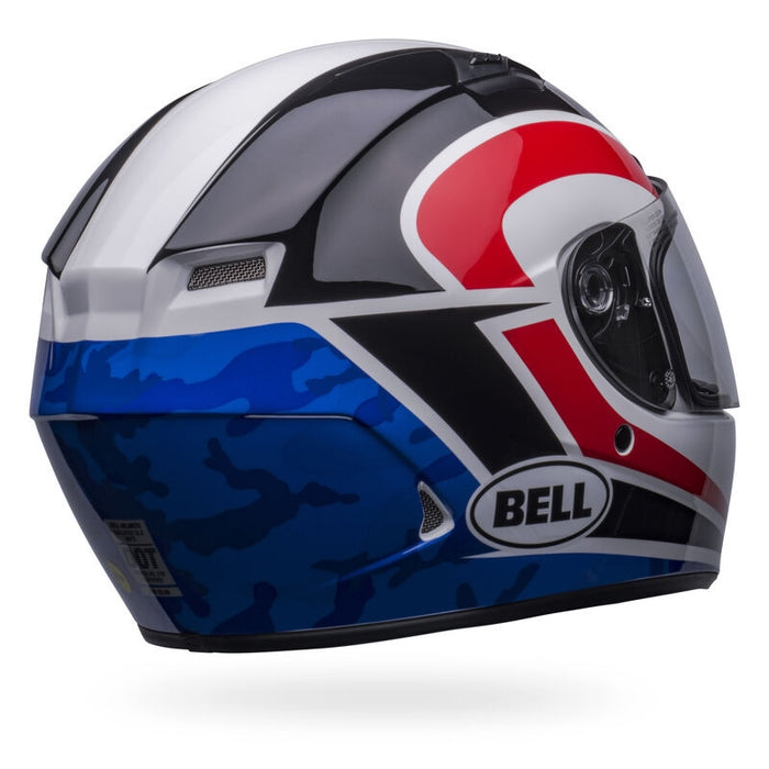 Bell Moto Qualifier DLX MIPS Blitz Gloss White/Blue Camo X-Large