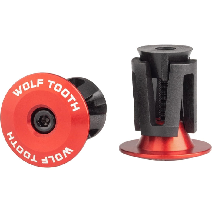 Wolf Tooth Alloy Bar End Plugs Black