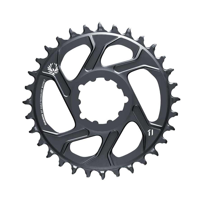 SRAM, Eagle, Chainring, Teeth: 30, Speed: 11/12, BCD: Direct Mount, Aluminum, Grey, 6mm (Without Original Box)