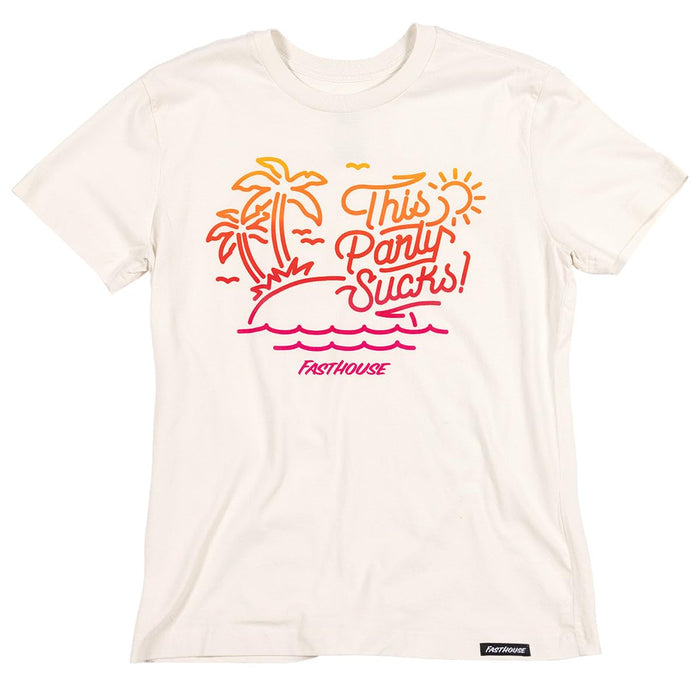 Fasthouse Castaway SS Tee Womens Natural Medium