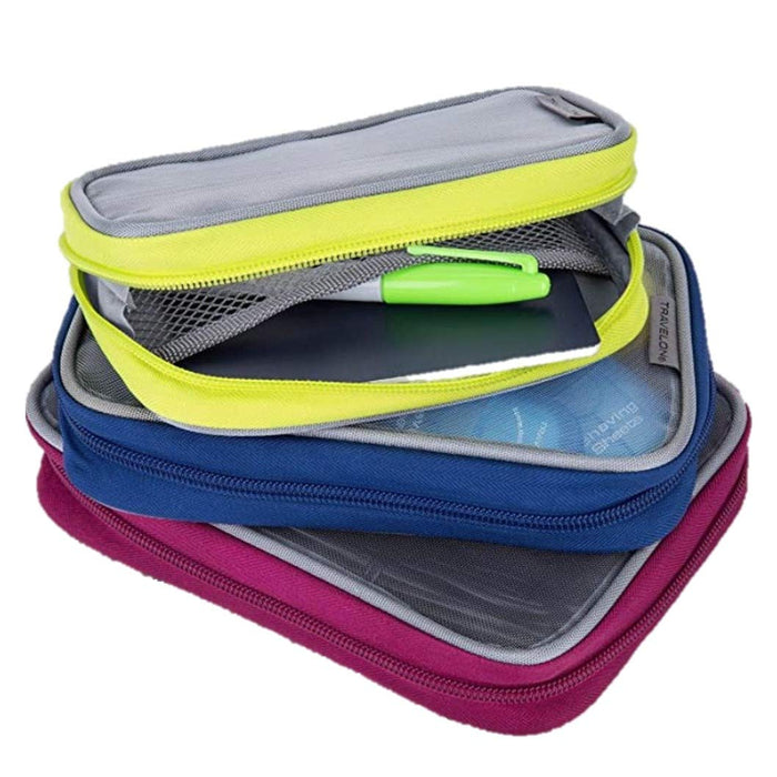 Travelon Set/3 Mesh Pckng Square BRIGHT