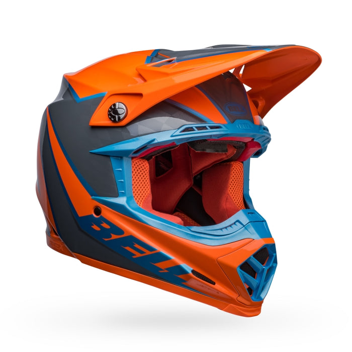 Bell Moto9S Flex Helmets Sprite Gloss Orange/Gray Small