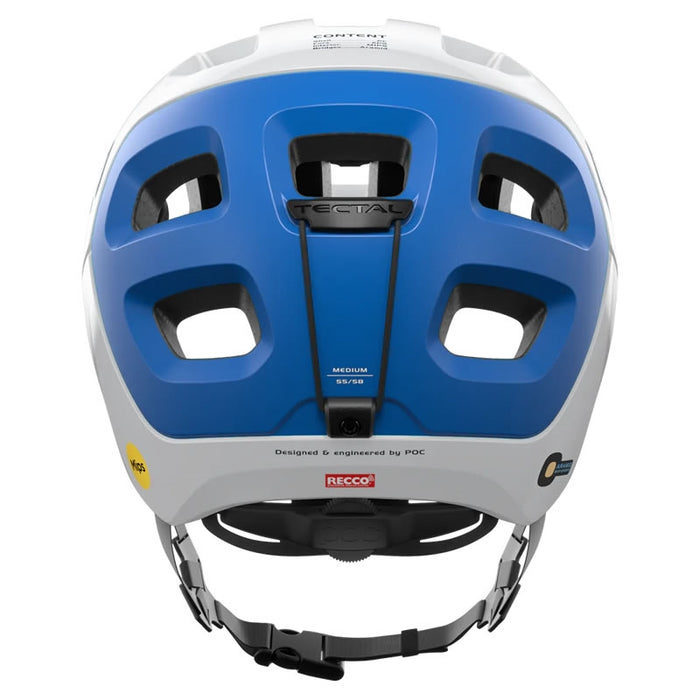 POC Tectal Race Mips Hydrogen White/Opal Blue Metallic/Matt S/51-54 - Open Box (Without Box)