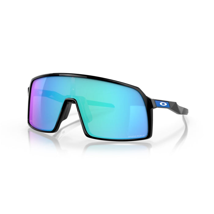 Oakley Sutro Rectangular Sunglasses Polished Black/Prizm Sapphire 37 mm