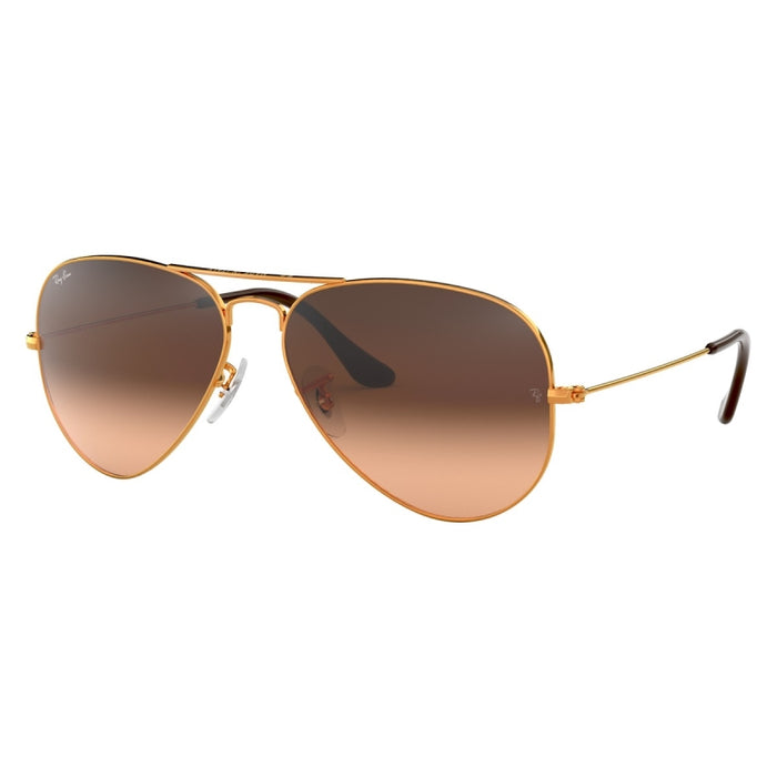 Rayban Aviator Classic - Light Bronze/Pink Gradient Brown - 55Mm