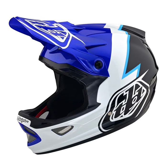 Troy Lee Designs D3 Fiberlite Helmet No Mips Volt Blue X-Large