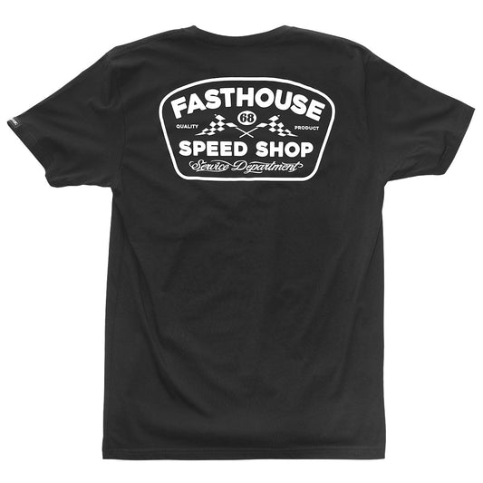 Fasthouse Wedged SS Tee Black Large