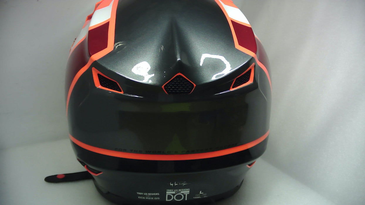 Troy Lee Designs Gp Helmet Nova No Mips Glo Orange Large - Open Box (Without Box)