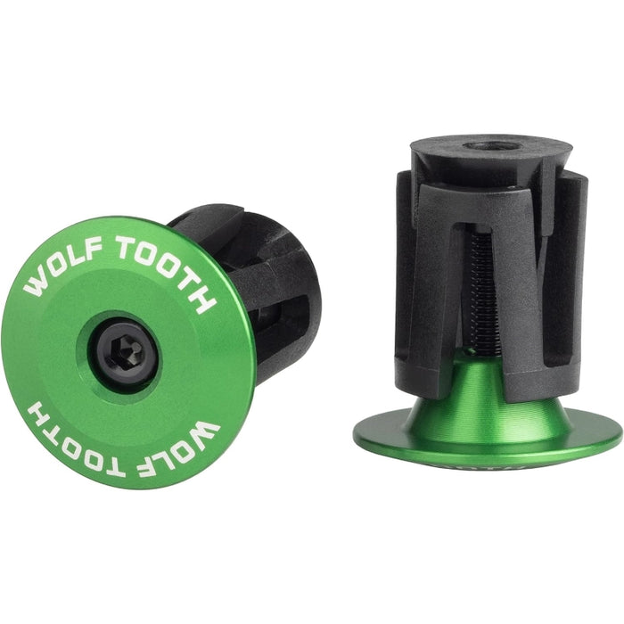 Wolf Tooth Alloy Bar End Plugs Black