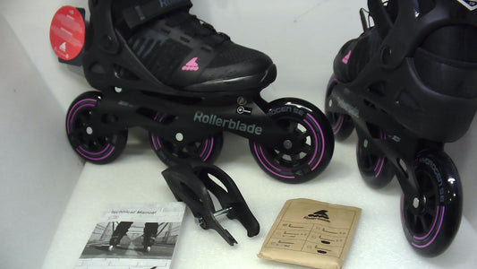 Rollerblade Macroblade 110 3d Womens Black/Orchid 8.5 (Without Original Box)