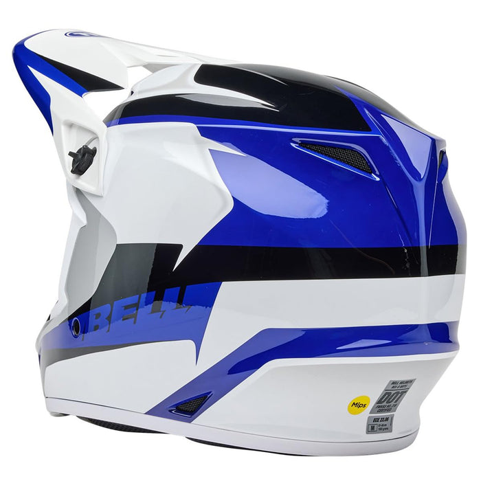 Bell Moto MX-9 MIPS Blue/White Rift Medium