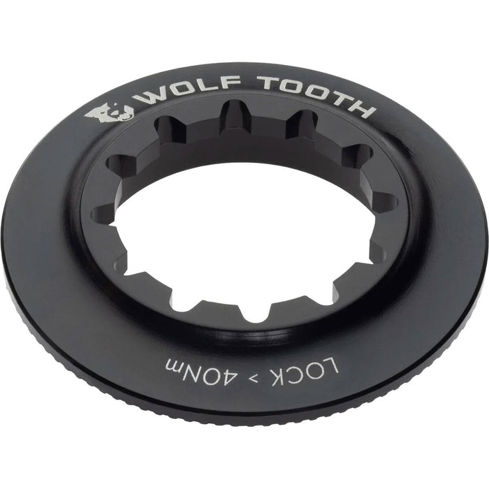 Wolf Tooth Components Centerlock Rotor Lockring - Internal Spline Black