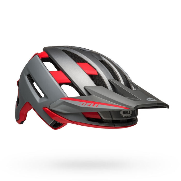 Bell Bike Super Air R Spherical Bicycle Helmets Matte Gray/Red Medium