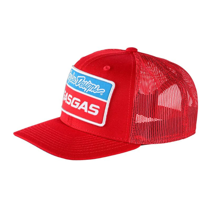 Troy Lee Designs Gasgas Team Stock Curve Snapback Stock Red