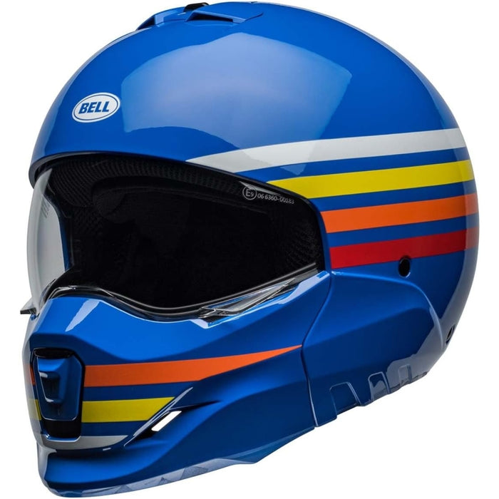 Bell Moto Broozer Prime Gloss Blue Medium