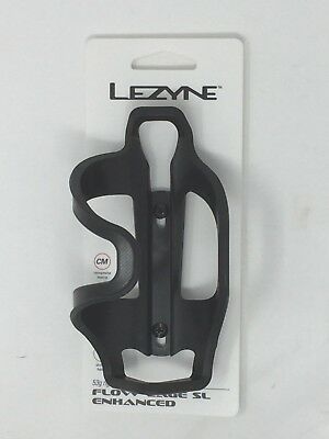 Lezyne Flow Cage Side Load Enhanced Black Left