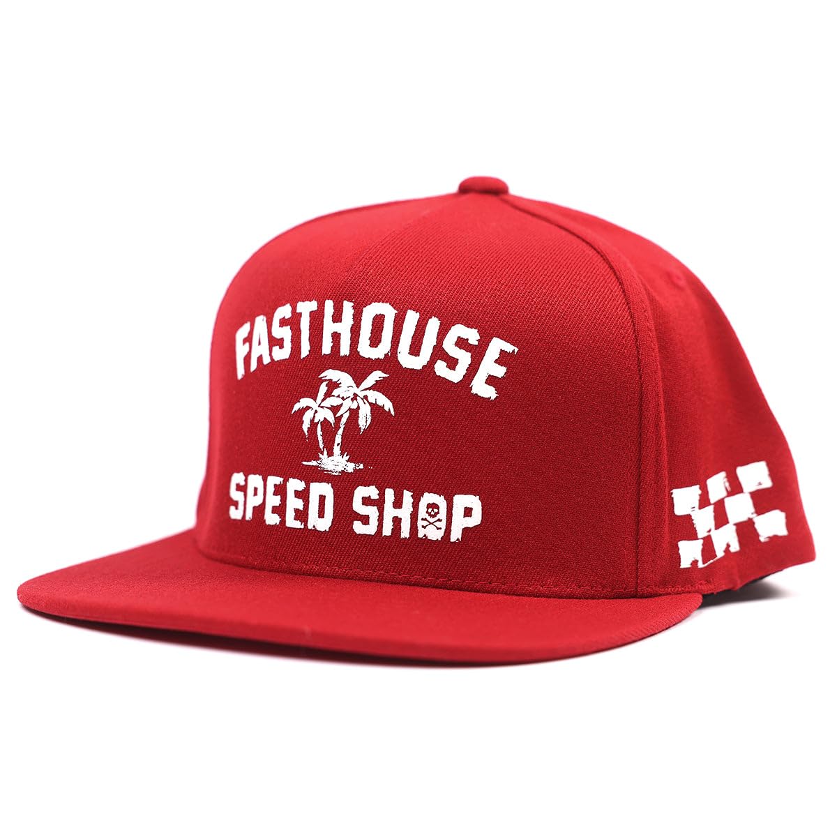 Fasthouse Alkyd Hat Red One Size