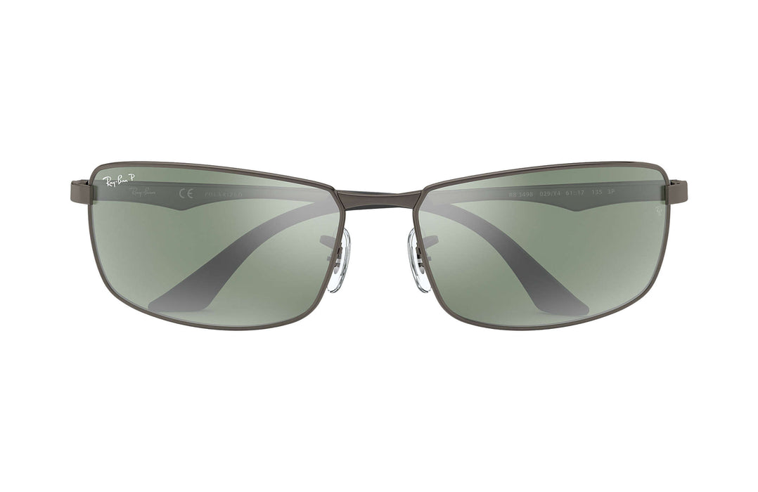 Rayban Rb3498 - Black Frame Silver Flash Polarized - 61Mm