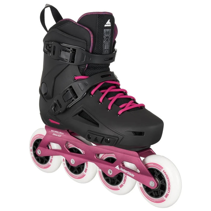 Rollerblade Lightning 90 Womens Black/Sangria 7/7.5