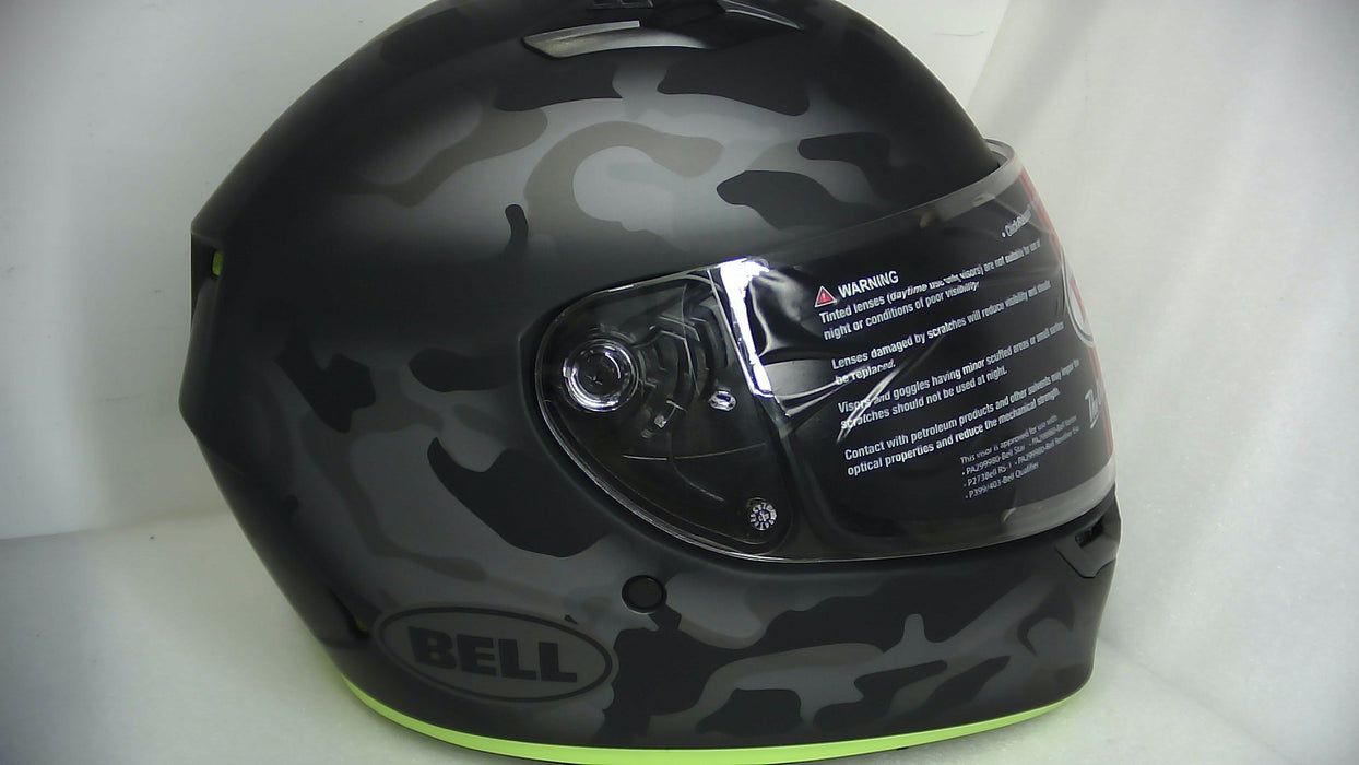 Bell Moto Qualifier Stealth Matte Hi-Viz/Camo Large - Open Box (Without Box)