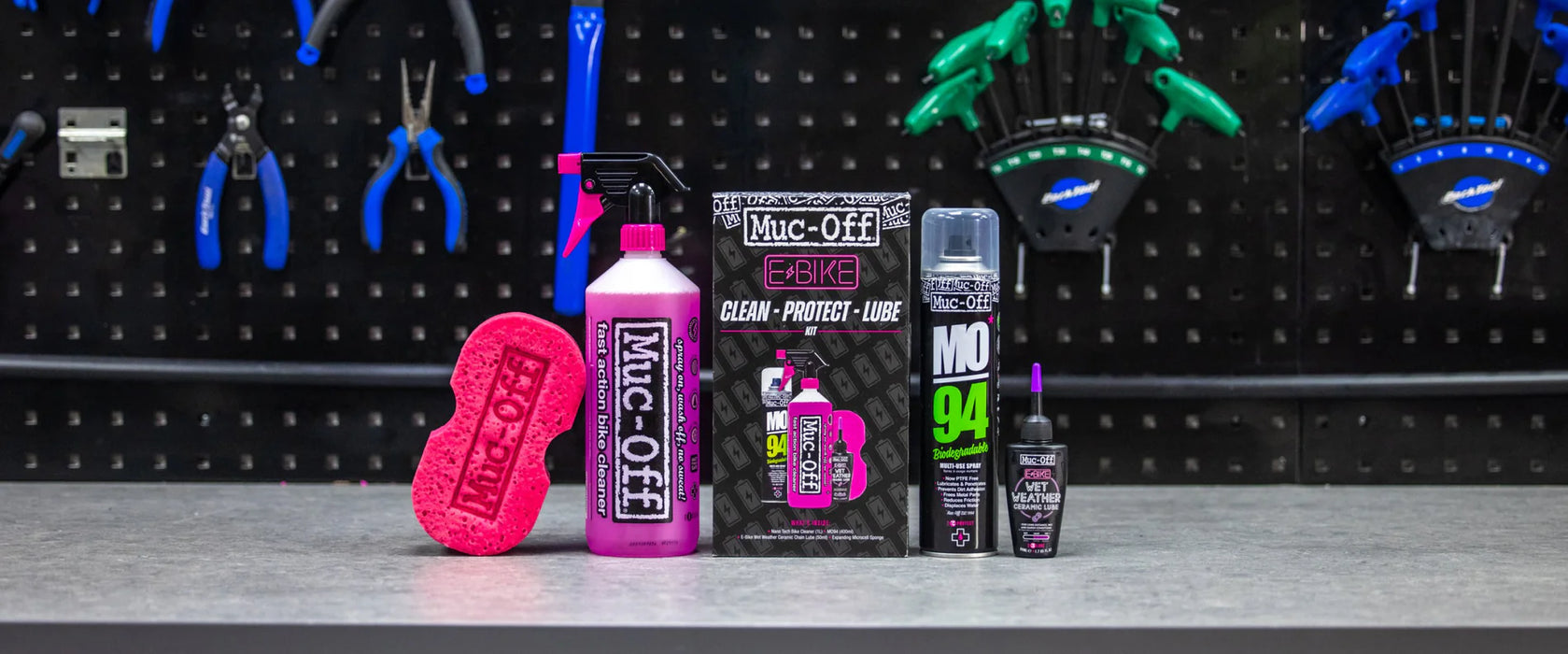 Muc-Off Ebike Clean Protect Lube Kit Bicycle Lubricants