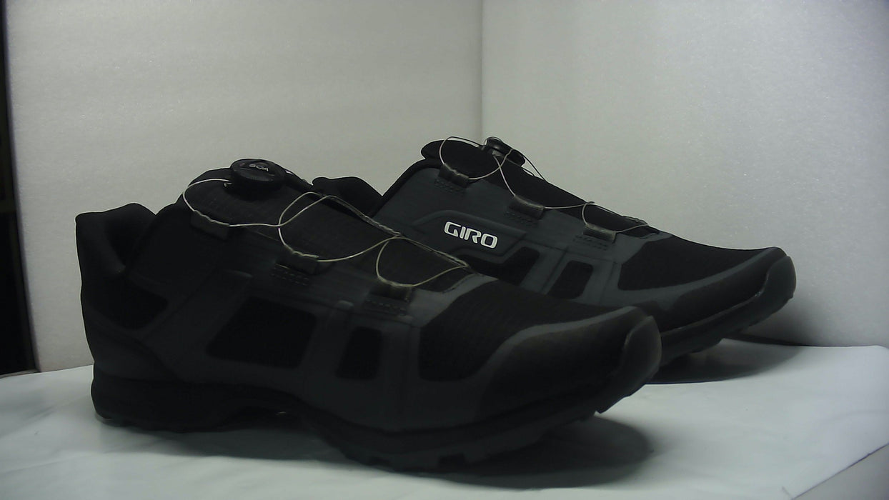 Giro Gauge BOA Dirt Shoes - Dark Shadow/Black - Size 50 (Without Original Box)