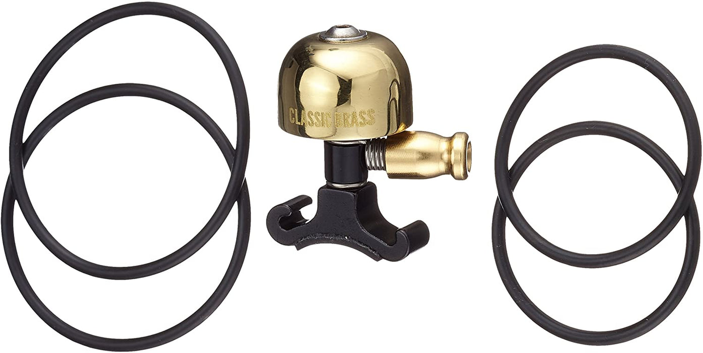 Lezyne Classic Brass Medium Bell Black Single