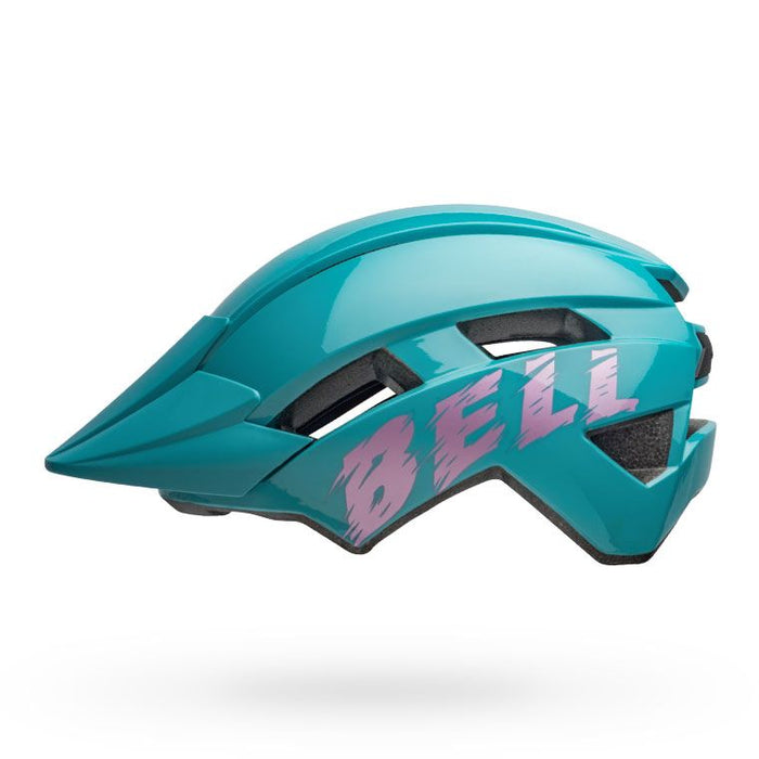 Bell Bike Sidetrack II Bicycle Helmets Buzz Gloss Light Blue/Pink Universal Youth