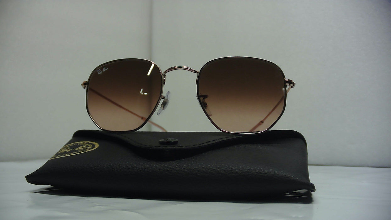 Rayban Hexagonal Flat - Copper/Pink Gradient Brown - 51Mm