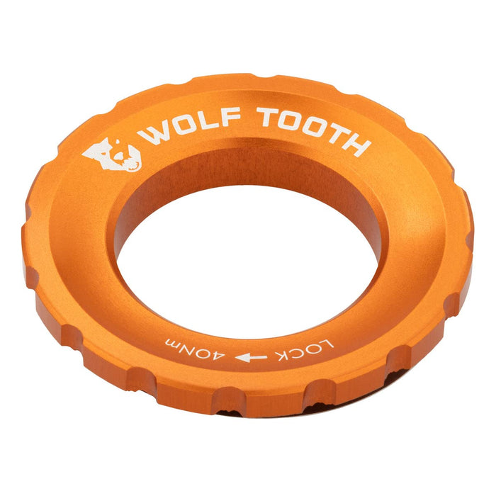 Wolf Tooth Components Centerlock Rotor Lockring Orange