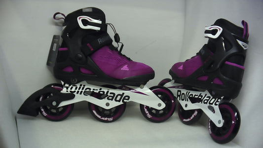 Rollerblade Macroblade 100 3WD Womens Fitness Inline Skate, Violet/Black, 7.5 (Without Original Box)