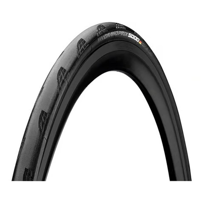 Continental Grand Prix 5000 Black-Bw+Black Chili 700X25 - Set of 2