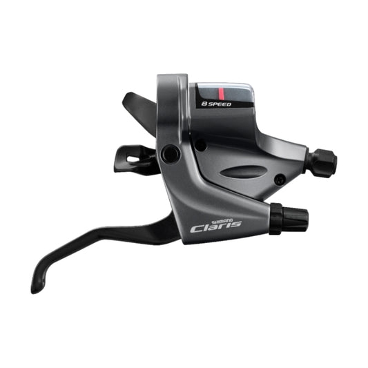 SHIMANO SHIFT/BRAKE LEVER, ST-RS200, CLARIS,8-SPEED, W/RAPIDFIRE PLUS FOR ROAD, MECHANICAL DISC/CALIPER/CANTI-BRAKE