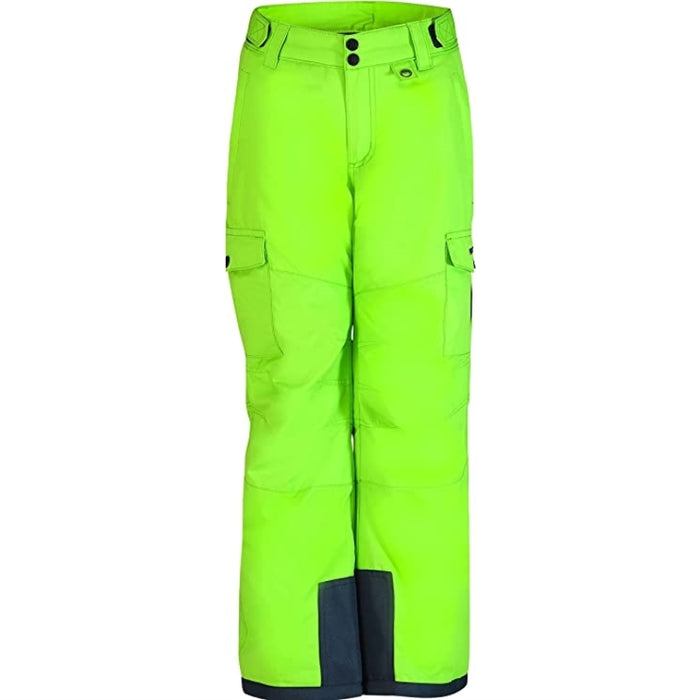 Arctix Kids Snowsports Cargo Snow Pants with Articulated Knees Lime X-Large