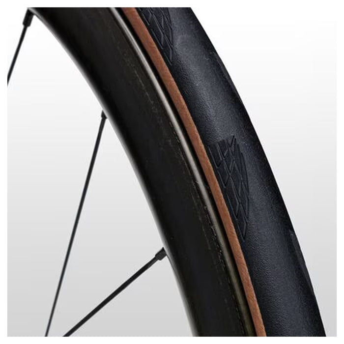 Continental Grand Prix 5000 S TR Tire - 700 x 25 Tubeless Folding Black/Transparent BlackChili Vectran Breaker LazerGrip ACT