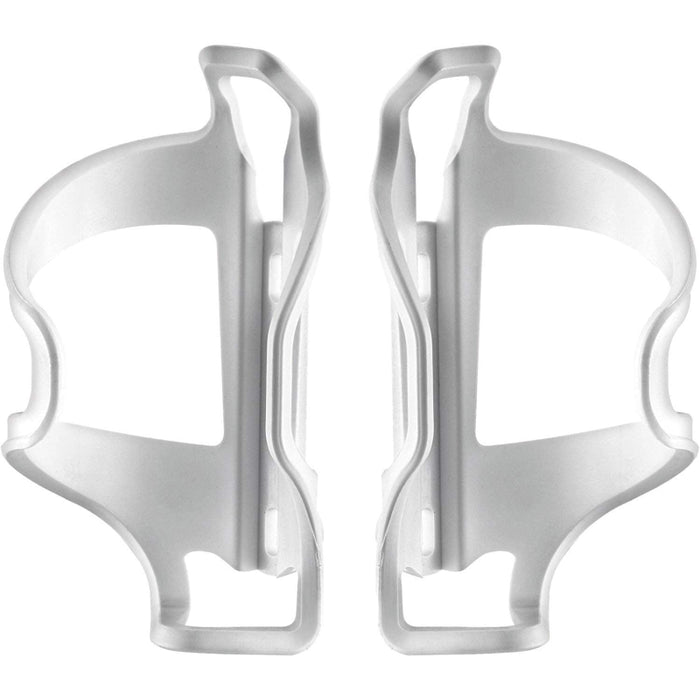 Lezyne Flow Cage Side Load White Pair