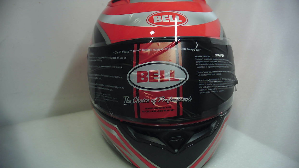 Bell Moto Qualifier Red/Silver Conduit X-Large - Open Box (Without Box)