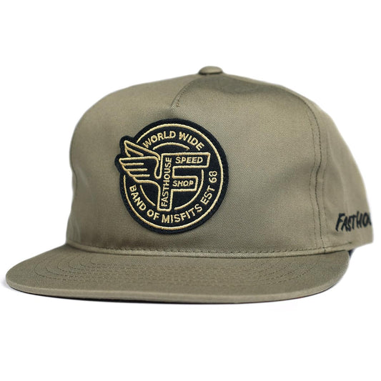 Fasthouse Flight Hat Olive One Size