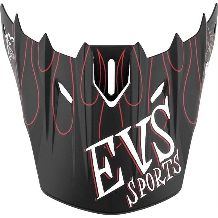 Evs Helmet T5 Visor Vortex Pinner Matte Black