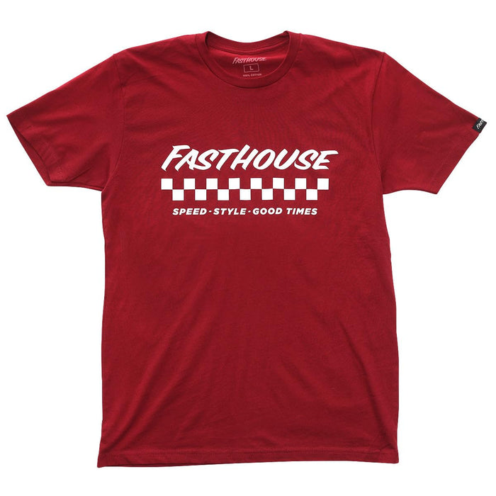 Fasthouse Apex SS Tee Cardinal Medium