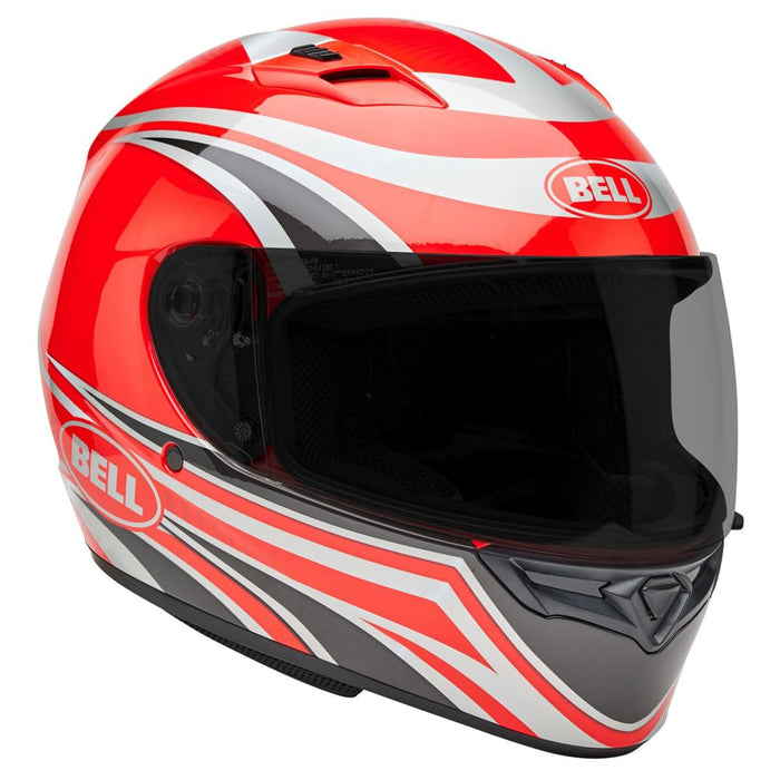 Bell Moto Qualifier Charcoal/Candy Red Conduit Medium