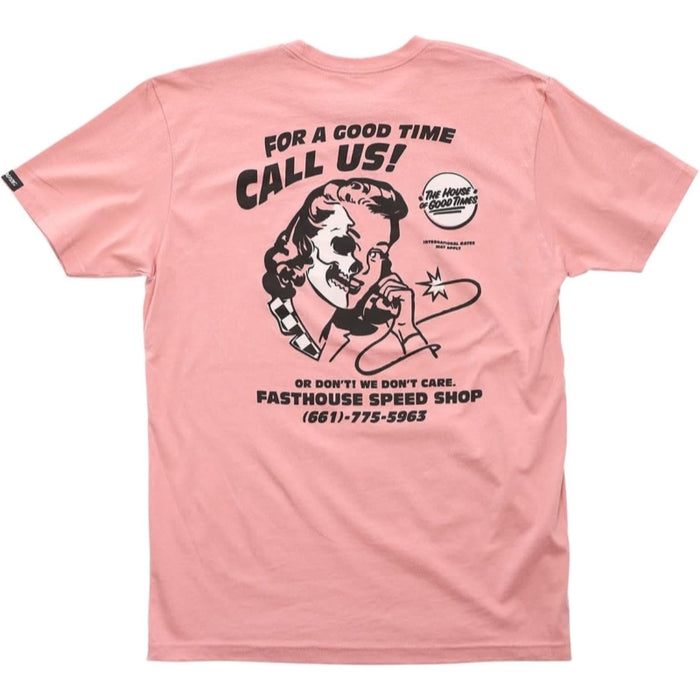 Fasthouse Call Us SS Tee Desert Pink Medium