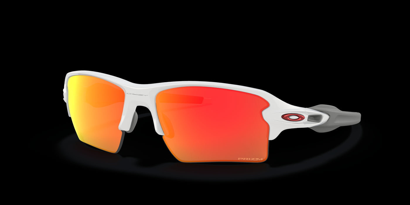 Oakley Flak 2.0 Xl Polished White W/ Prizm Ruby